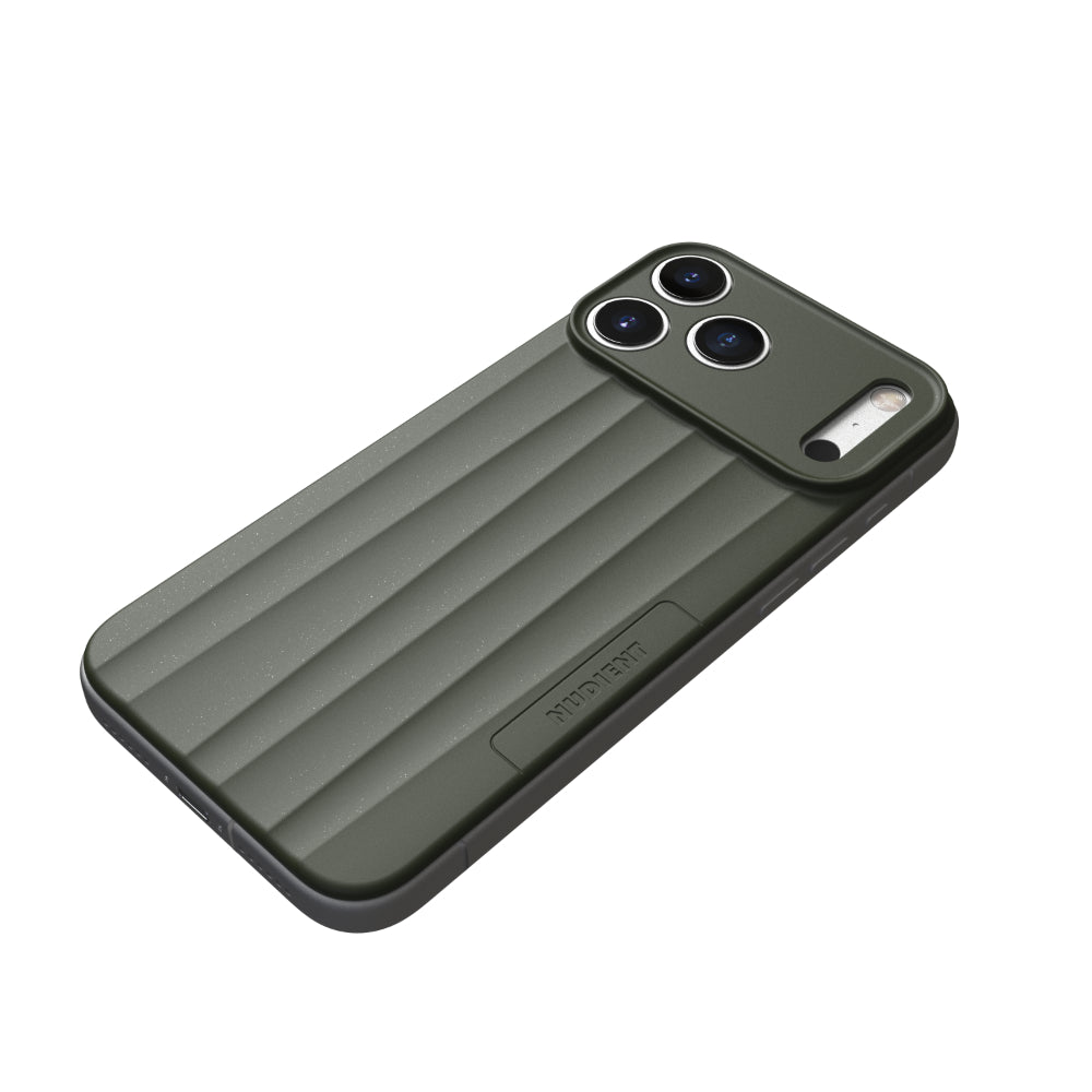 NUDIENT Slice Case for iPhone 18 Pro Max with MagSafe, Ultra-Thin 1mm Protective Phone Case, Magnetic Wireless Charging Compatible, Raised Camera Protection, Lightweight Polycarbonate Cover, Pine Green