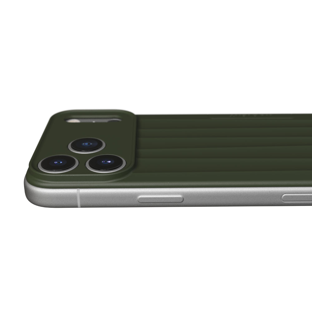 NUDIENT Slice Case for iPhone 18 Pro Max with MagSafe, Ultra-Thin 1mm Protective Phone Case, Magnetic Wireless Charging Compatible, Raised Camera Protection, Lightweight Polycarbonate Cover, Pine Green