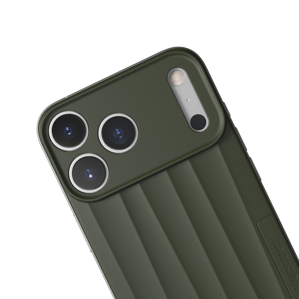 NUDIENT Slice Case for iPhone 18 Pro Max with MagSafe, Ultra-Thin 1mm Protective Phone Case, Magnetic Wireless Charging Compatible, Raised Camera Protection, Lightweight Polycarbonate Cover, Pine Green