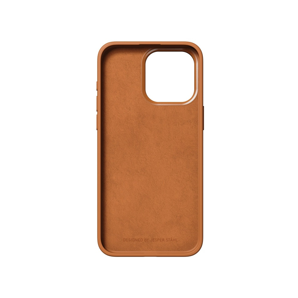 NUDIENT iPhone 15 Pro Max - Bold Case Charcoal - Tangerine Orange