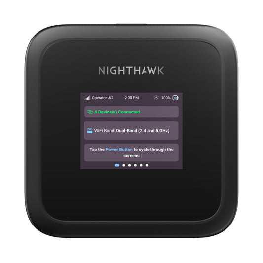 NETGEAR MH3150 Nighthawk M3 5G Mobile Router with WiFi 6, up to 2.5Gbps, Sim Slot Unlocked, Portable WiFi Hotspot for Personal/Business, 5G and 4G MiFi, AX3600 WiFi 6, up to 32 Devices