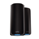 نظام شبكة واي فاي 7 رباعي النطاق من سلسلة NETGEAR Orbi 970 (RBE972S)، راوتر + موسع نطاق واحد، مزود بميزات أمان، سرعة تصل إلى 27 جيجابت في الثانية، يغطي مساحة تصل إلى 6600 قدم مربع، يدعم 200 جهاز، منفذ إنترنت بسرعة 10 جيجابت 