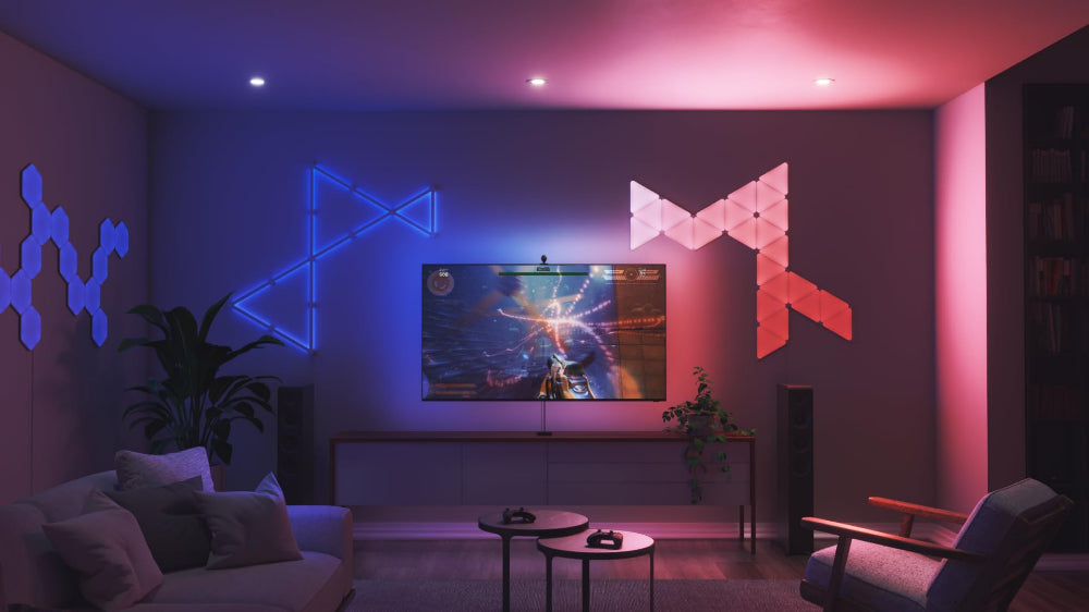 NANOLEAF 4D Tv Screen Mirror Tv Screen Mirror Kit with Camera, Controller, PSU - 12V 24W - 200V-240V - UK/SG