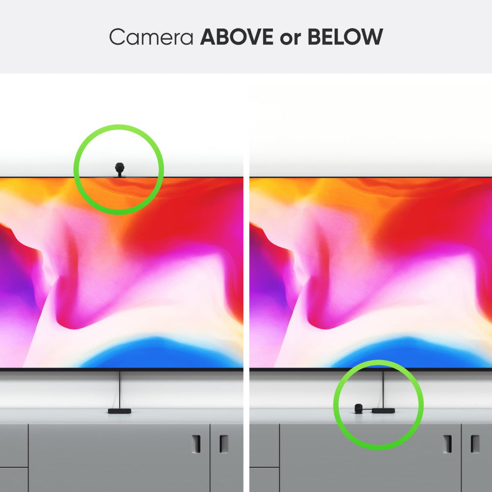 مرآة شاشة تلفزيون نانوليف رباعية الأبعاد مع شريط إضاءة، لون دخاني، طول 5.2 متر، مناسبة لأجهزة التلفزيون حتى 85 بوصة (216 سم) - المملكة المتحدة