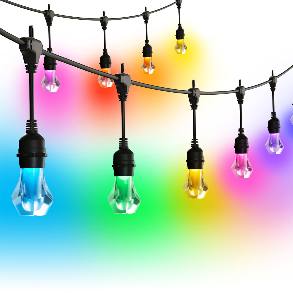 NANOLEAF 1D Outdoor String Lights Starter Kit 30M 40 Bulbs 24W 220-240V Uk