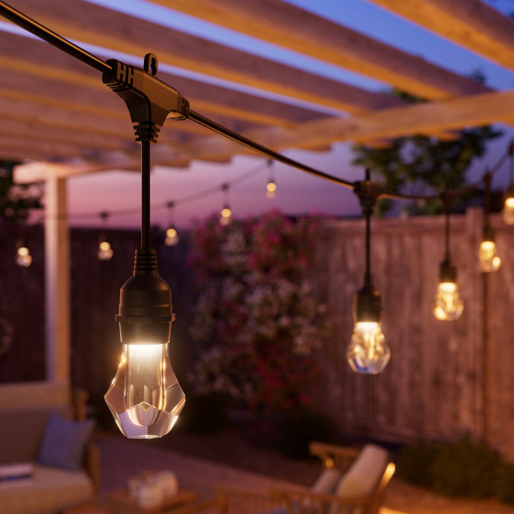 NANOLEAF 1D Outdoor String Lights Starter Kit 30M 40 Bulbs 24W 220-240V Uk