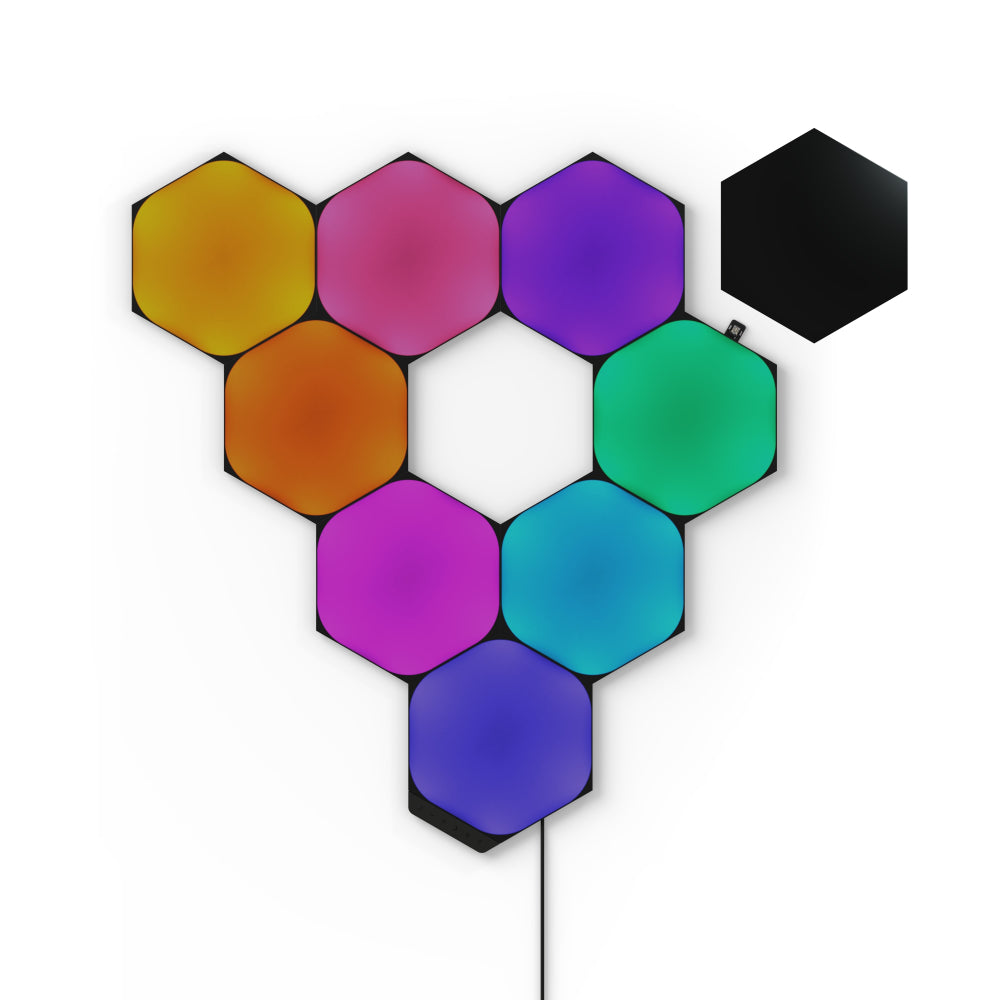 NANOLEAF Shapes Hexagon 9 Panels Starter Kit Limited Edition Ultra Black