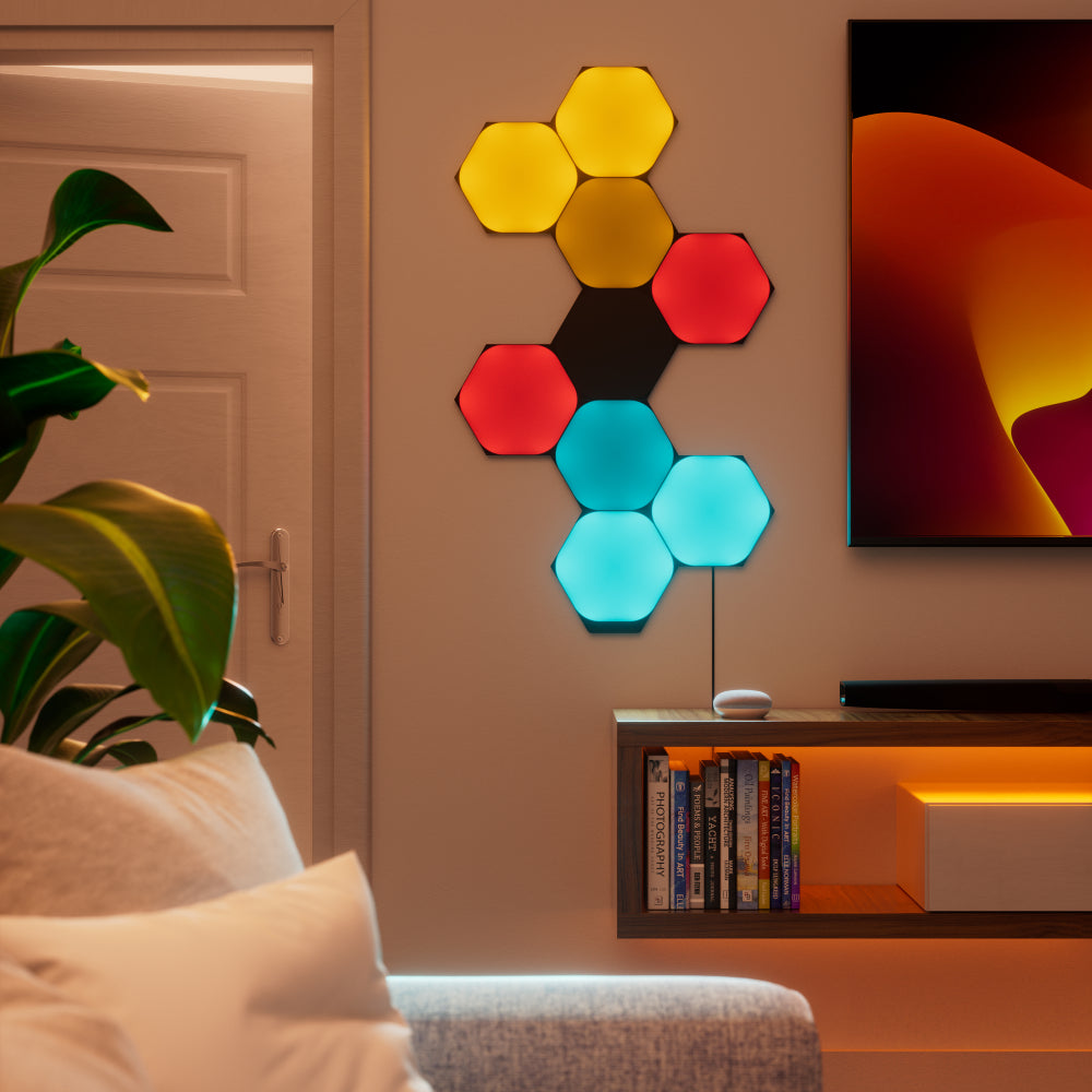 NANOLEAF Shapes Hexagon 9 Panels Starter Kit Limited Edition Ultra Black