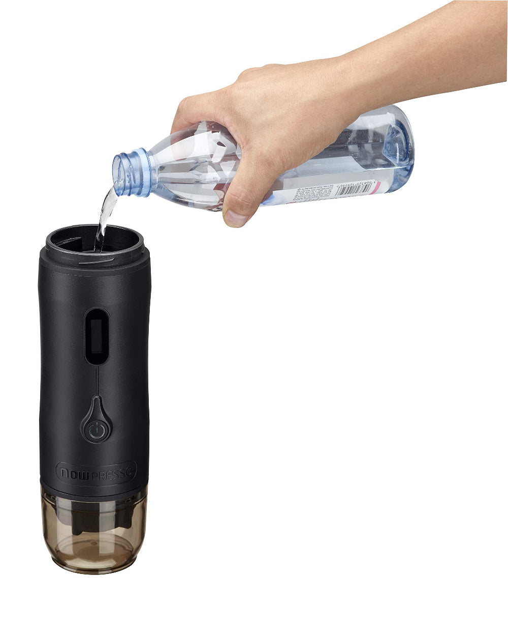 NOWPRESSO Machine Gold Plus 1-Button Rechargeable Portable Espresso Machine - Black