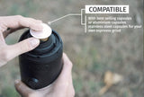 NOWPRESSO Machine Gold Plus 1-Button Rechargeable Portable Espresso Machine - Black