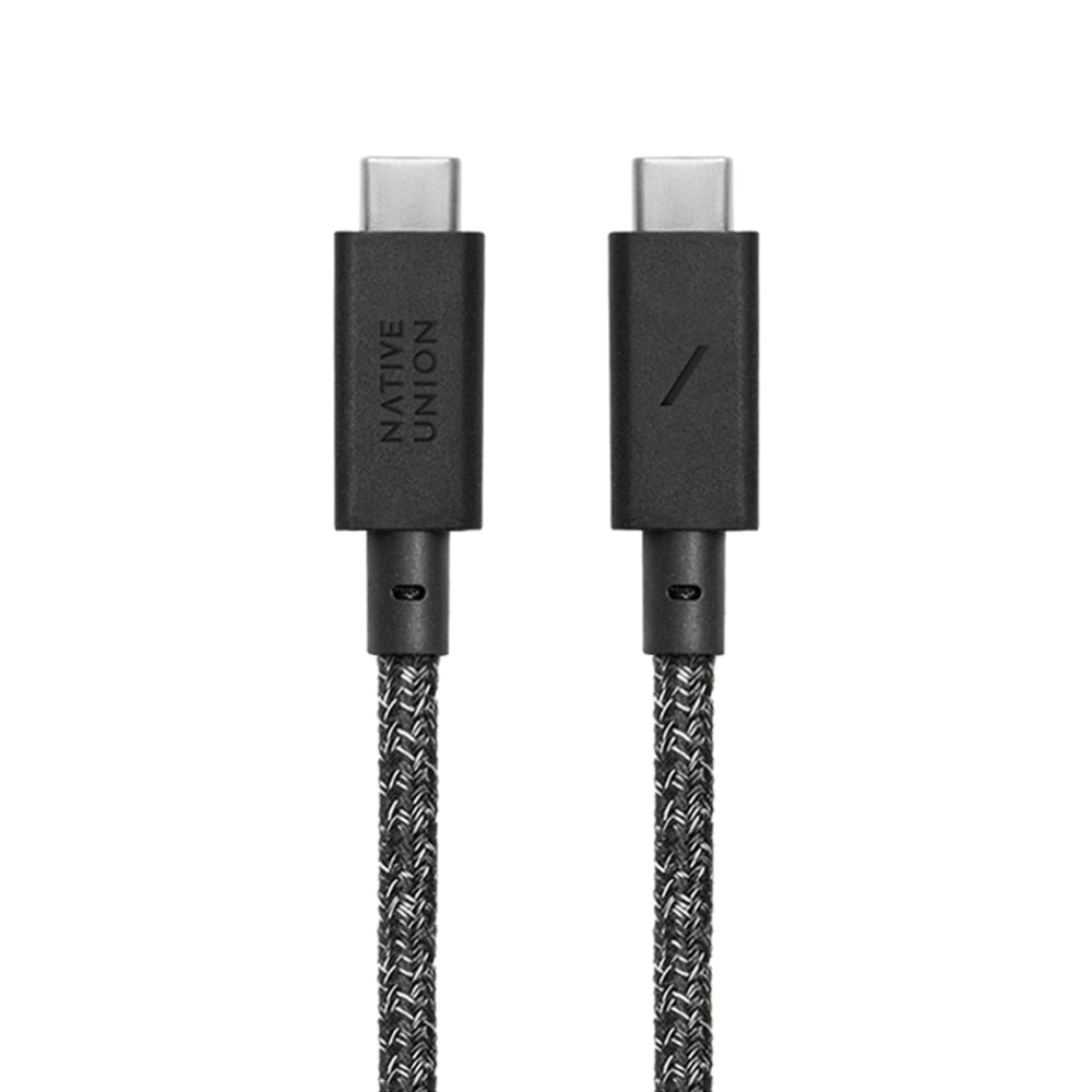 Native Union Anchor USB-C to USB-C Cable 240W| Ultra-Fast Extra-Long 3m/10ft Recycled Charging Cable, Rugged Heavy Duty Design, Adjustable Weighted Knot Design - Cosmos