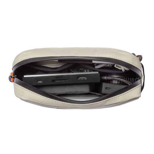 Native Union Active Organizer – Ultralight Tech & EDC Pouch, Water-Resistant Recycled Ripstop Fabric, Quick-Access Pocket, Exterior Loops, Travel & Everyday Carry Organizer - Sandstone