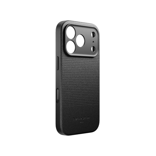 Native Union iPhone 17 Pro MagSafe Case ACTIVE 2.0, 10-Ft Drop Protection Premium Leather & TPU Cover Case, Slim & Thin, Raised Camera Bezel, Wireless Charging Compatible, Black