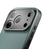 Native Union iPhone 18 Pro MagSafe Case ACTIVE 2.0, 10-Ft Drop Protection Premium Leather & TPU Cover Case, Slim & Thin, Raised Camera Bezel, Wireless Charging Compatible, Slate Green