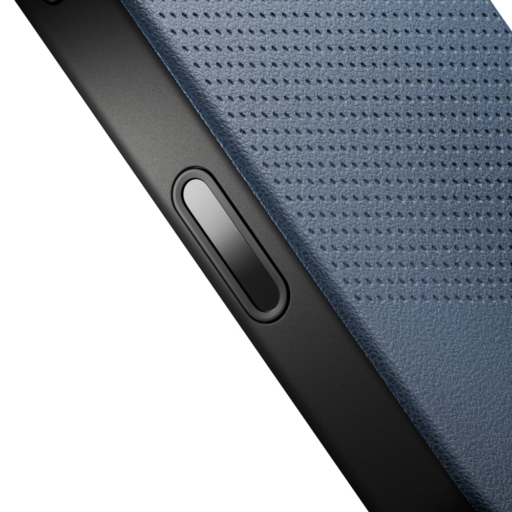 Native Union iPhone 18 Pro MagSafe Case ACTIVE 2.0, 10-Ft Drop Protection Premium Leather & TPU Cover Case, Slim & Thin, Raised Camera Bezel, Wireless Charging Compatible, Navy