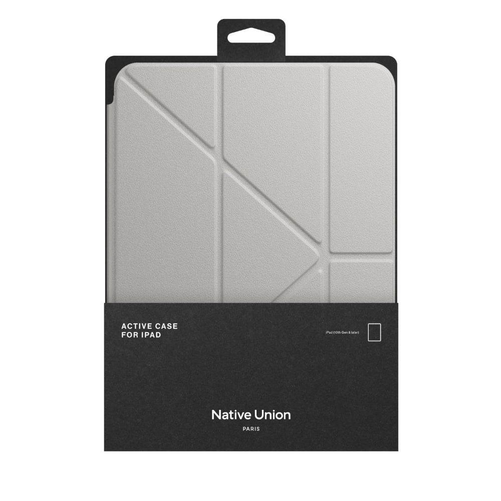 Native Union Active Case for iPad A16 / iPad 10th Gen| Protective Folio, 4-in-1 Foldable Viewing Angles, Apple Pencil Compatible, Drop Protection, Sandstone