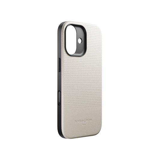 Native Union iPhone 17 MagSafe Case ACTIVE 2.0, 10-Ft Drop Protection Premium Leather & TPU Cover Case, Slim & Thin, Raised Camera Bezel, Wireless Charging Compatible, Sandstone