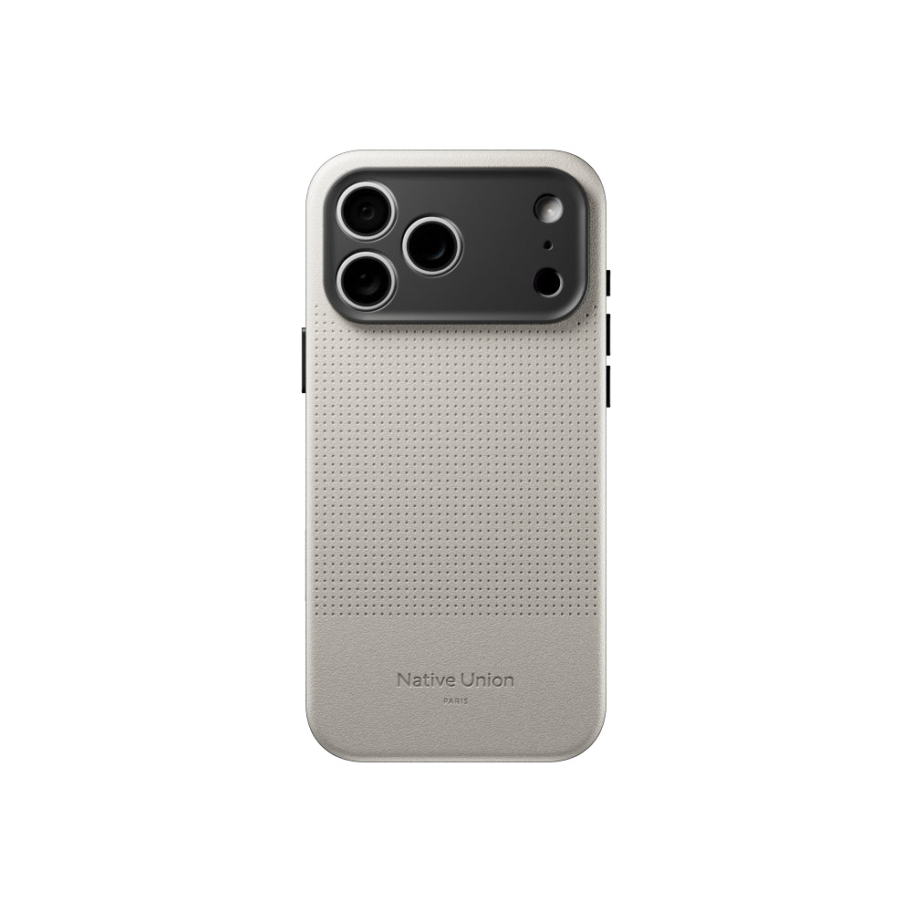 Native Union iPhone 18 Pro Max MagSafe Case ACTIVE 2.0, 10-Ft Drop Protection Premium Leather & TPU Cover Case, Slim & Thin, Raised Camera Bezel, Wireless Charging Compatible, Sandstone