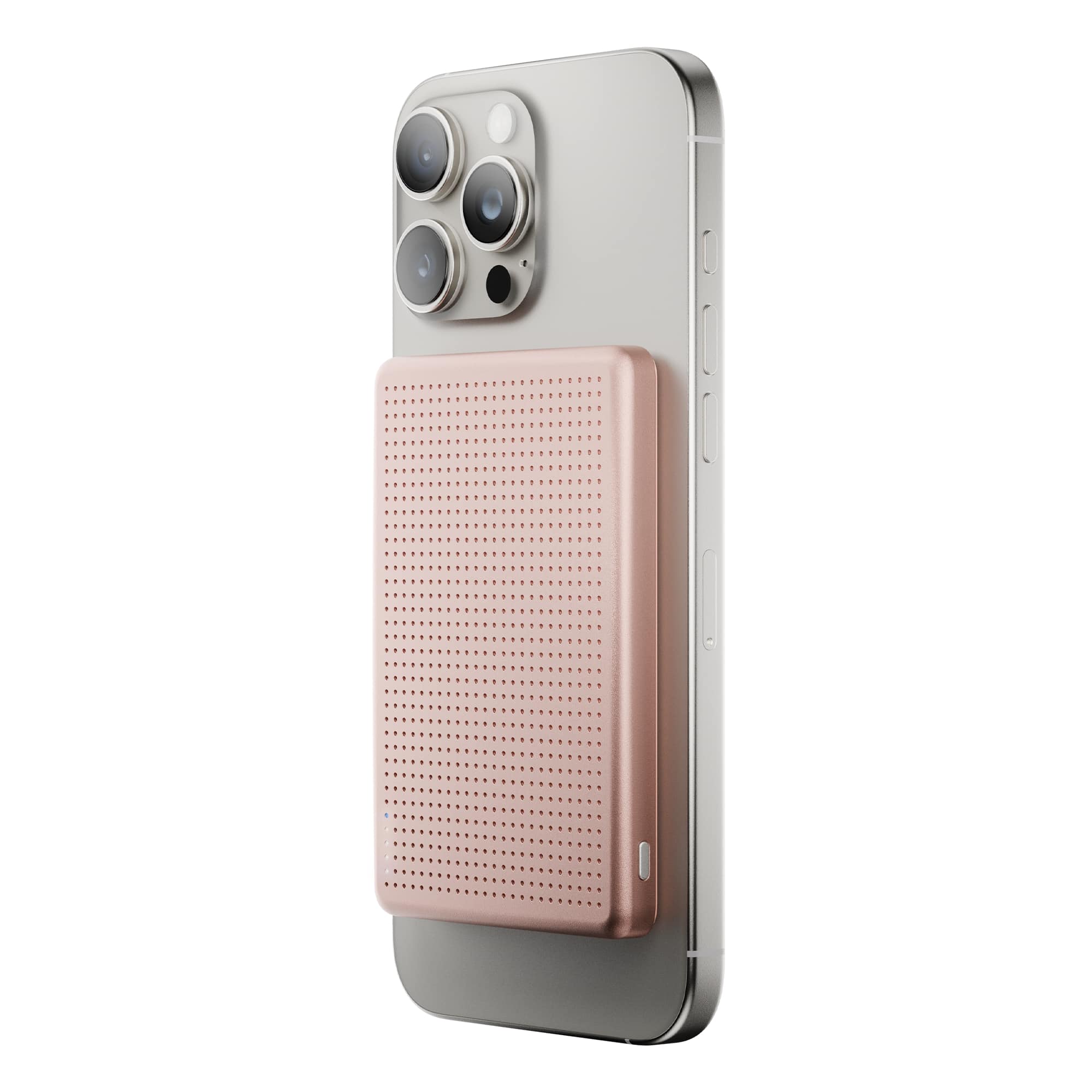 Native Union Active Power Bank 5000mAh| Slim Magnetic Power Bank, Fast 15W Qi2 Wireless Charging, Aluminum-Finish, for Apple iPhone 16/15/14/13/12 Pro/Pro Max/Plus MagSafe Compatible - Apricot