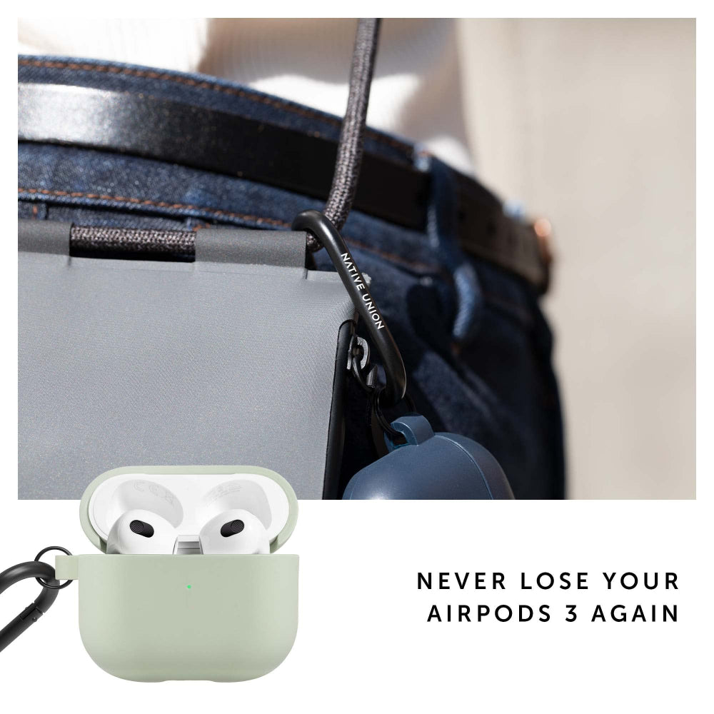حافظة NATIVE UNION Roam لسماعات AirPods من الجيل الثالث - أخضر