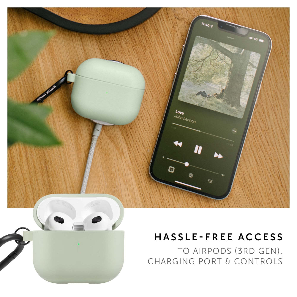 حافظة NATIVE UNION Roam لسماعات AirPods من الجيل الثالث - أخضر