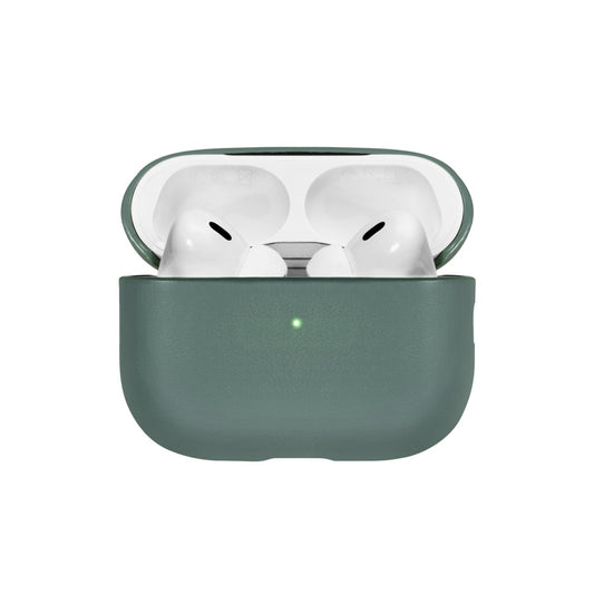 Native Union (Re) Classic Case for Apple Airpods Pro 2nd Gen| Made w/ Plant-Based Material, Eco-Friendly, Recycled, Handcrafted, Compatible w/ MagSafe & Qi Wireless Charging - Slate Green