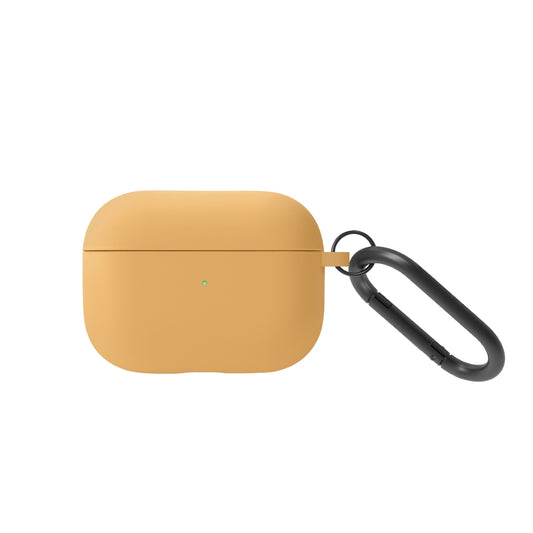 Native Union ROAM Case for Apple Airpods Pro 2nd Gen| Silicone Matte Finish, Handcrafted and Unique, Minimalist Design w/ Carabiner, Compatible w/ MagSafe & Qi Wireless Charging - Kraft