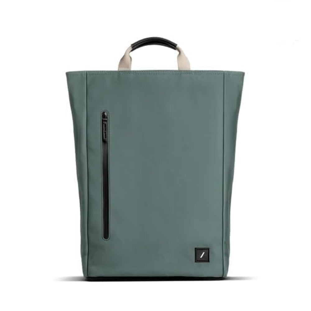 Native Union W.F.A. BackPack - Daily Use Bag, Minimalist Profile for Digital Lifestyle,  Lightweight & Spacious, Eco-Friendly, Water Resistant, for Tablets, MacBook & Laptops up to 16" - Slate Green