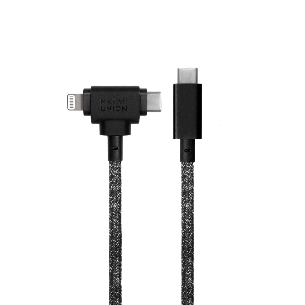 NATIVE UNION Belt USB-C to Duo (C and Lightning) Cable 1.8M - Cosmo
