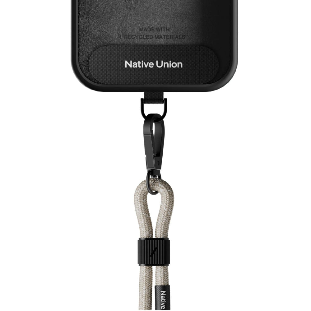 Native Union CITY Sling| Universal Crossbody Strap, for City Travel & Daily Use, Safe & Stylish, Compatible w/ Android & iPhone Cases, AirPods Pro, Adjustable 0.7 meter loop strap - Sandstone