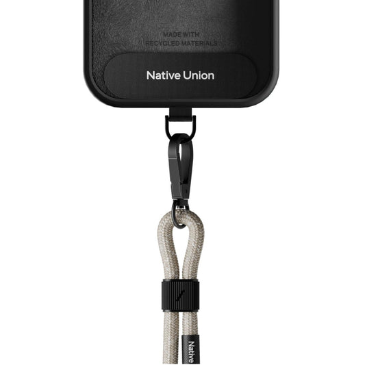 Native Union CITY Sling| Universal Crossbody Strap, for City Travel & Daily Use, Safe & Stylish, Compatible w/ Android & iPhone Cases, AirPods Pro, Adjustable 0.7 meter loop strap - Sandstone