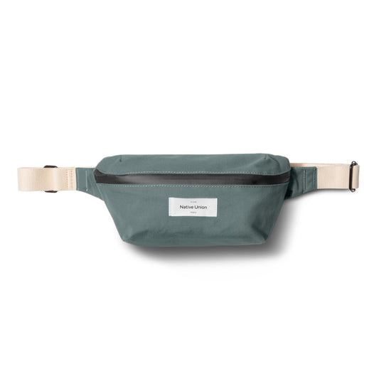 Native Union W.F.A.Crossbody Pouch 1.5L| LightWeight for Daily Use w/ Hidden Pocket, Made from Recycled Materials, Great for Travel & City Tours, Water Resistant Finish, for Men & Women - Green