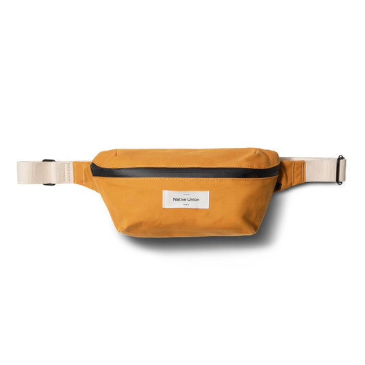 Native Union W.F.A.Crossbody Pouch 1.5L| LightWeight for Daily Use w/ Hidden Pocket, Made from Recycled Materials, Great for Travel & City Tours, Water Resistant Finish, for Men & Women - Kraft