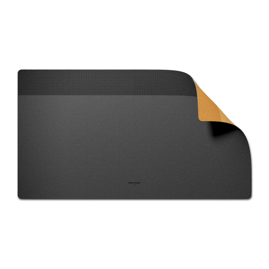 Native Union Desk Mat – Water-Resistant Dual-Sided Desk Pad for Office or Home – for Laptop, Mouse, Keyboard, Writing – Easy to Clean & Protective, Eco-Freindly – 25.6" x 14.1" - Black & Craft