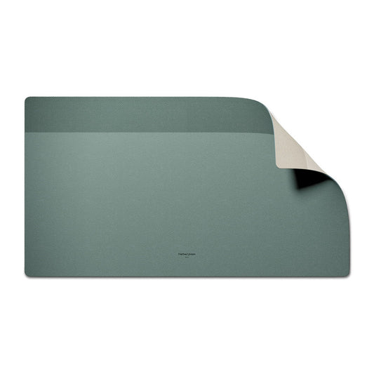 Native Union Desk Mat – Water-Resistant Dual-Sided Desk Pad for Office or Home – for Laptop, Mouse, Keyboard, Writing – Easy to Clean & Protective, Eco-Freindly – 25.6" x 14.1" - Green & Sand Stone