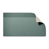Native Union Desk Mat – Water-Resistant Dual-Sided Desk Pad for Office or Home – for Laptop, Mouse, Keyboard, Writing – Easy to Clean & Protective, Eco-Freindly – 25.6" x 14.1" - Green & Sand Stone