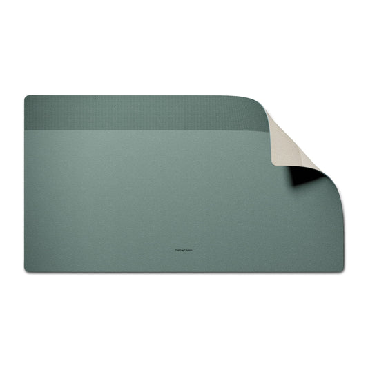 Native Union Desk Mat – Water-Resistant Dual-Sided Desk Pad for Office or Home – for Laptop, Mouse, Keyboard, Writing – Easy to Clean & Protective, Eco-Freindly – 25.6" x 14.1" - Green & Sand Stone