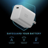 Native Union Fast GaN Charger PD 45W| USB-C Port Hi-Speed Wall Charger, Slim Lightweight, for Apple MacBook, iPad, iPhone, Android Phones, Tablets , Laptops - UK 3-Pin White
