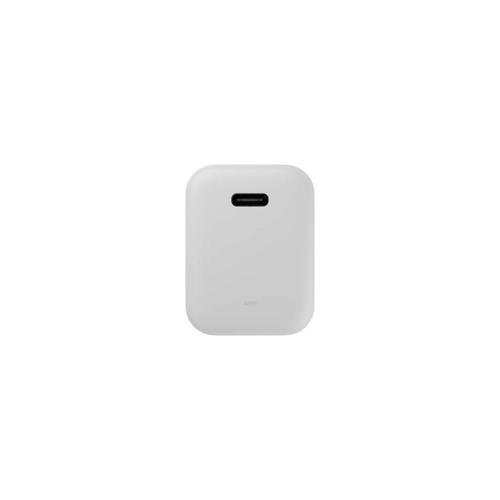 Native Union Fast GaN Charger PD 45W| USB-C Port Hi-Speed Wall Charger, Slim Lightweight, for Apple MacBook, iPad, iPhone, Android Phones, Tablets , Laptops - UK 3-Pin White