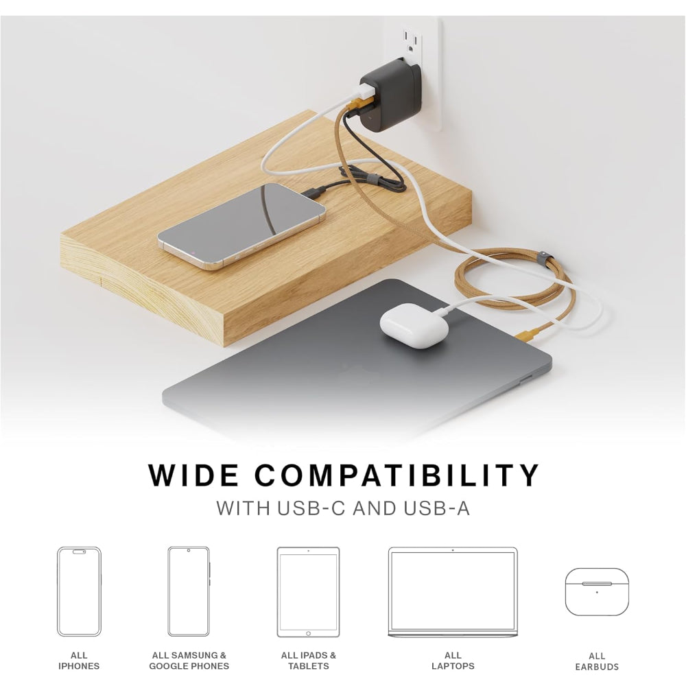 Native Union Fast Gan Charger Pd 67W-Black-Intl-2C1A