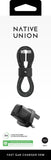 Native Union Wall Charger 30W + USB-C to C Cable 1.2M Bundle| GaN Charger w/ Fast Charging Cable, for Apple iPhone 15/Plus/Pro/Pro Max, iPad Air /Pro/Mini 13"/12.9"/11", Samsung S24/23 Ultra/+ - 2pk
