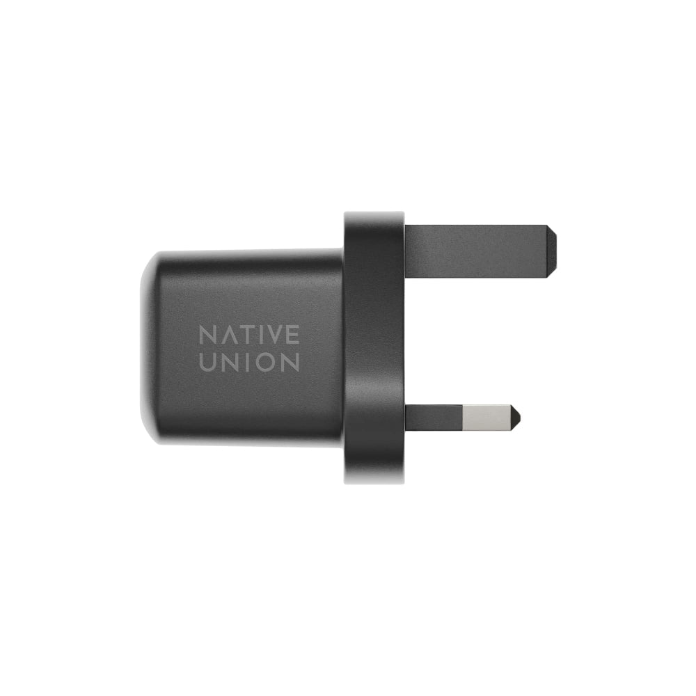 Native Union Wall Charger 30W + USB-C to C Cable 1.2M Bundle| GaN Charger w/ Fast Charging Cable, for Apple iPhone 15/Plus/Pro/Pro Max, iPad Air /Pro/Mini 13"/12.9"/11", Samsung S24/23 Ultra/+ - 2pk