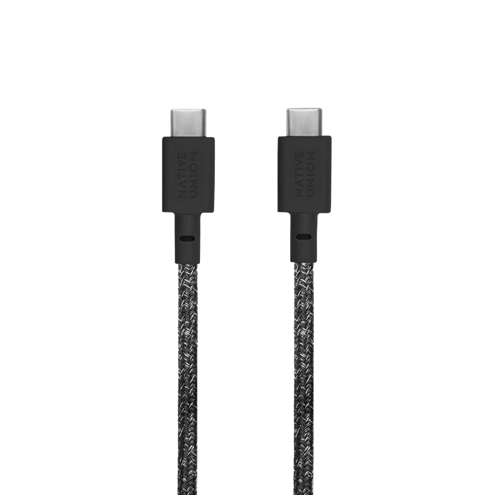 Native Union Wall Charger 30W + USB-C to C Cable 1.2M Bundle| GaN Charger w/ Fast Charging Cable, for Apple iPhone 15/Plus/Pro/Pro Max, iPad Air /Pro/Mini 13"/12.9"/11", Samsung S24/23 Ultra/+ - 2pk