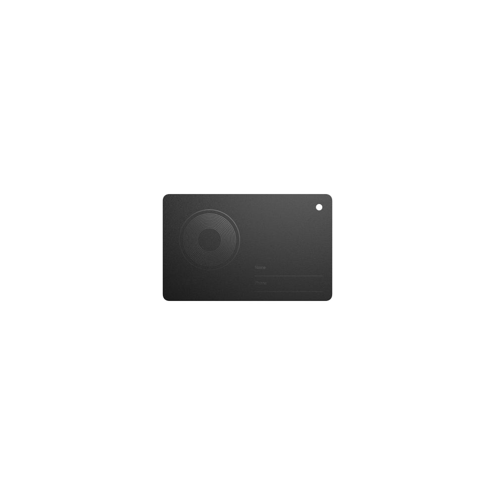 Native Union Find My Wallet Card Find It, Apple Find My Tracker, Ultra Slim Travel-Essential, Real-Time Alert, Long Range 50m, Wireless Recharge Up to 6 Months, Works w/ iPhones & iPads, Black
