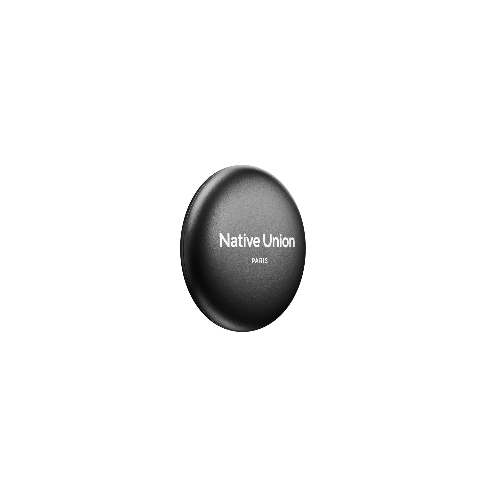 Native Union Find My Find It Tag, Apple Find My Tracker, Travel-Essential, Real-Time Alert, No Charging, 1 Year Battery Life, Replaceable CR2032, Long Range 50m, Works w/ iPhones & iPads, Black