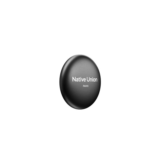 Native Union Find My Find It Tag, Apple Find My Tracker, Travel-Essential, Real-Time Alert, No Charging, 1 Year Battery Life, Replaceable CR2032, Long Range 50m, Works w/ iPhones & iPads, Black