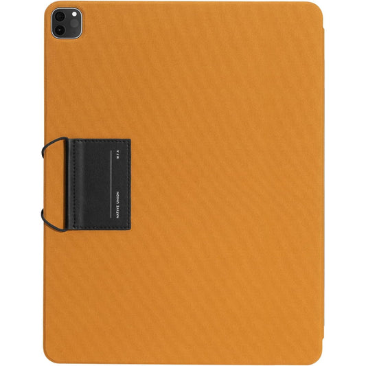 Native Union W.F.A iPad Folio – Foldable Stand and Cover Made of Recycled Materials Compatible with iPad Air 13" M2, iPad Pro 12.9" with Easy Magnetic Attachment and Button and String Design (Kraft)