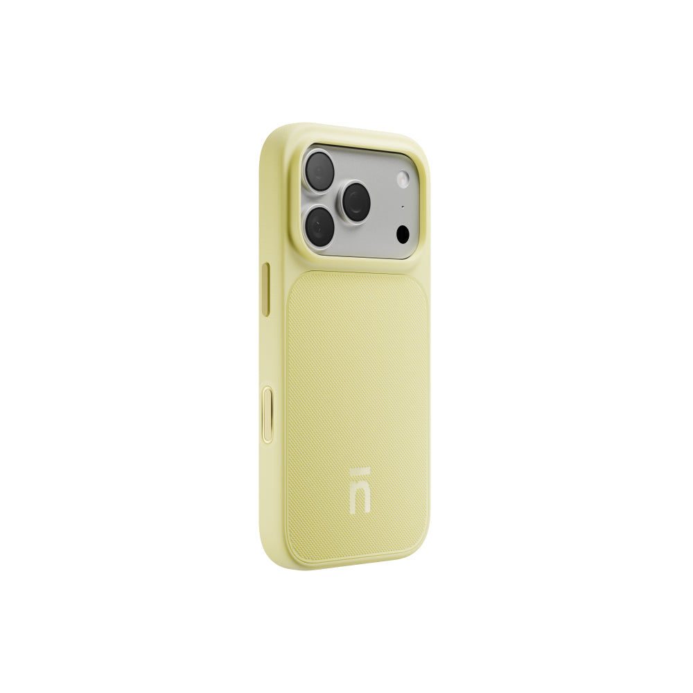 Native Union iPhone 18 Pro MagSafe Case NEO, 12-Ft Drop Protection TPU Cover Case, Slim & Thin, Textured Grip, Raised Camera Bezel, Wireless Charging Compatible, Lemon