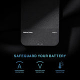 Native Union (RE) Classic Power Bank 10000mAh| Slim Magnetic Power Bank, Fast 15W Qi2 Wireless Charging, Leather Finish, for Apple iPhone 16/15/14/13/12 Pro/Pro Max/Plus MagSafe Compatible - Black