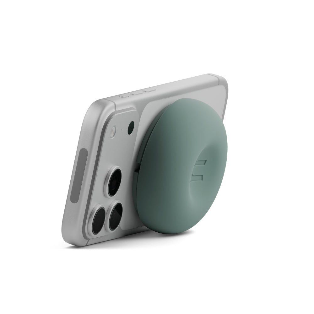 Native Union Wired Buds USB-C Earbuds with Magnetic Organizer, Tangle-Free Braided Cable, In-Line Microphone and Remote, Rich Balanced Sound, Phone Stand, Compatible with USB-C Devices, Slate Green